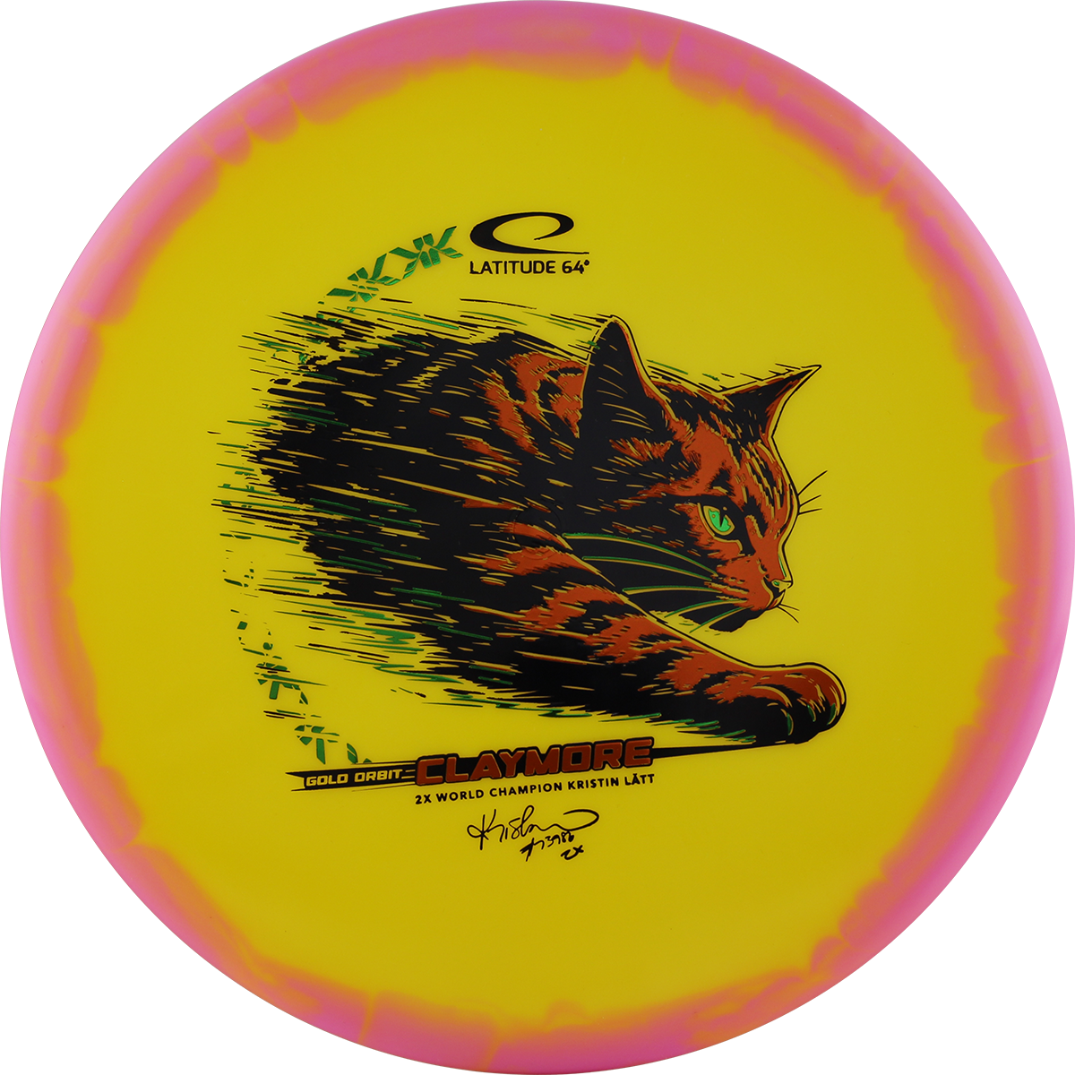 Gold Orbit Claymore - Kristin Lätt Team Series - Gul/Rosa