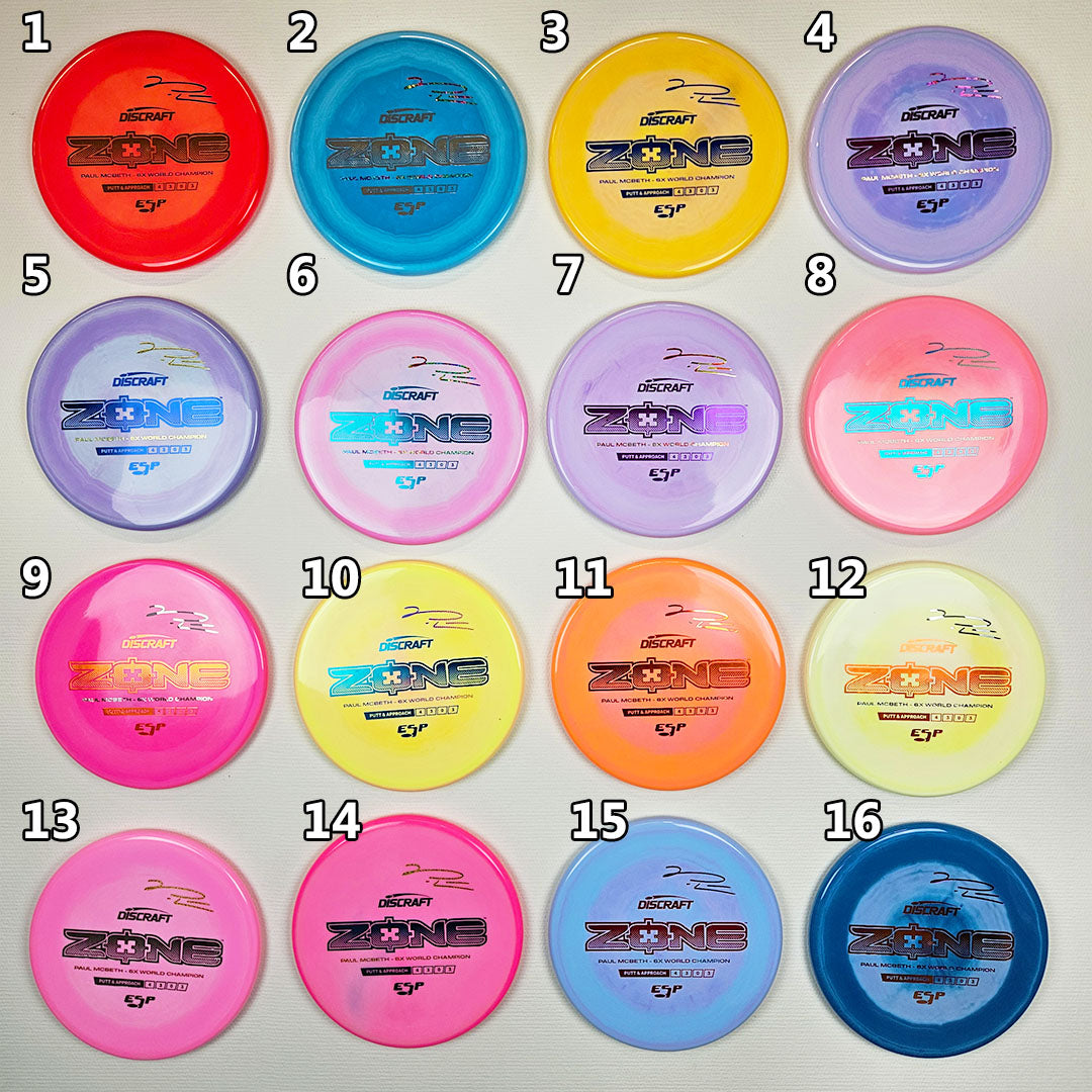 Zone ESP REFRESH - Paul McBeth Signature Series
