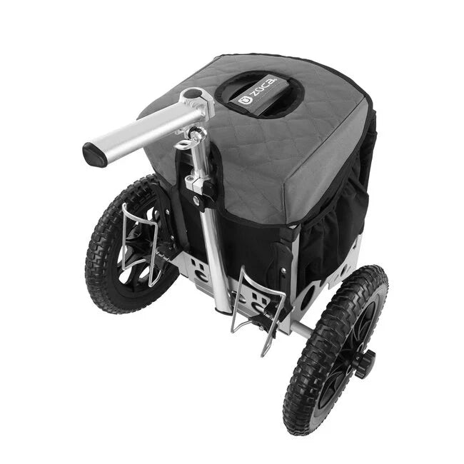ZÜCA - Seat Cushion, Black/Gray (Compact Disc Golf Cart)