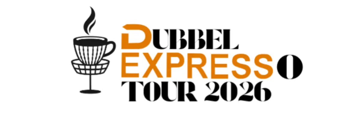 DubbelExpresso Tour 2026 – Säsongens dubbelhöjdare på fyra spännande discgolfbanor