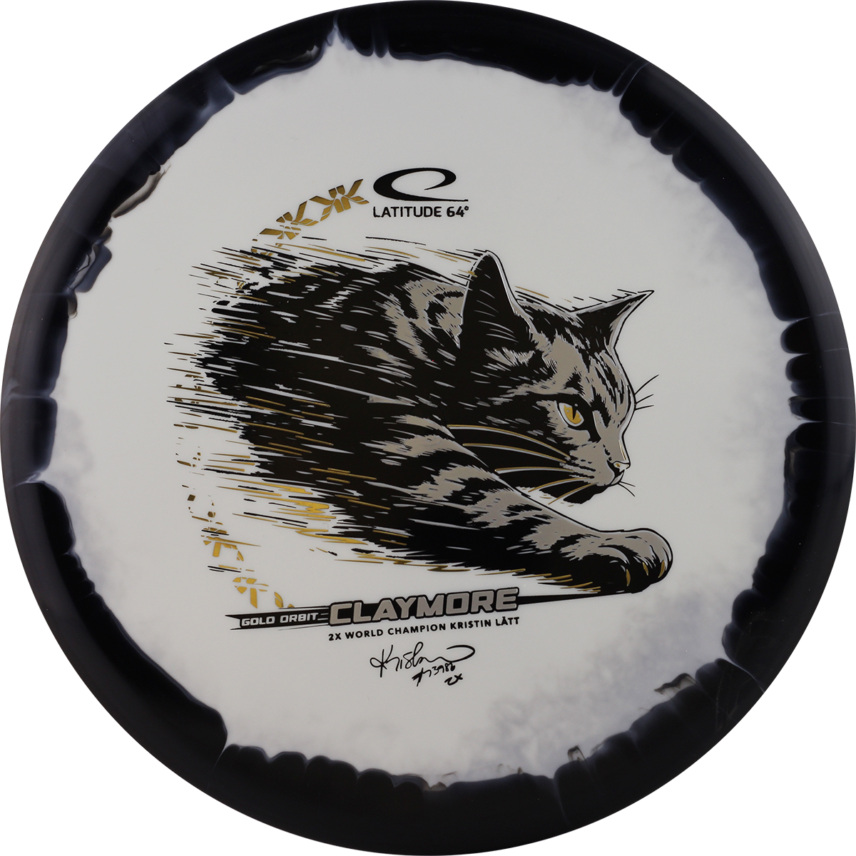 Gold Orbit Claymore - Kristin Lätt Team Series - Vit/Svart