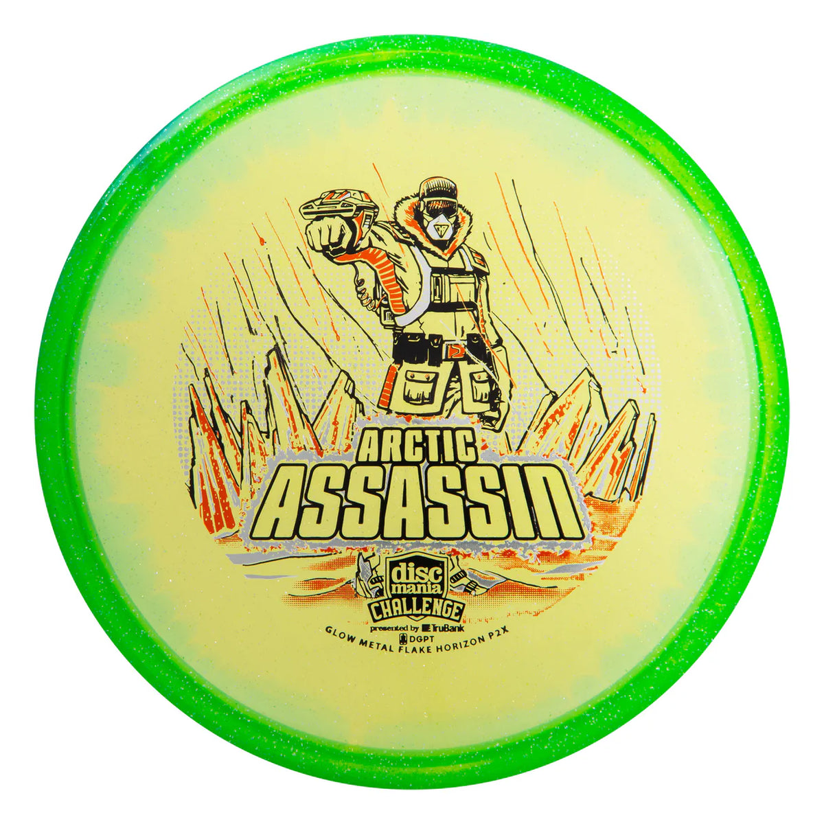 P2x C-Line Metalflake Horizon - Arctic Assassin (Discmania Challenge)