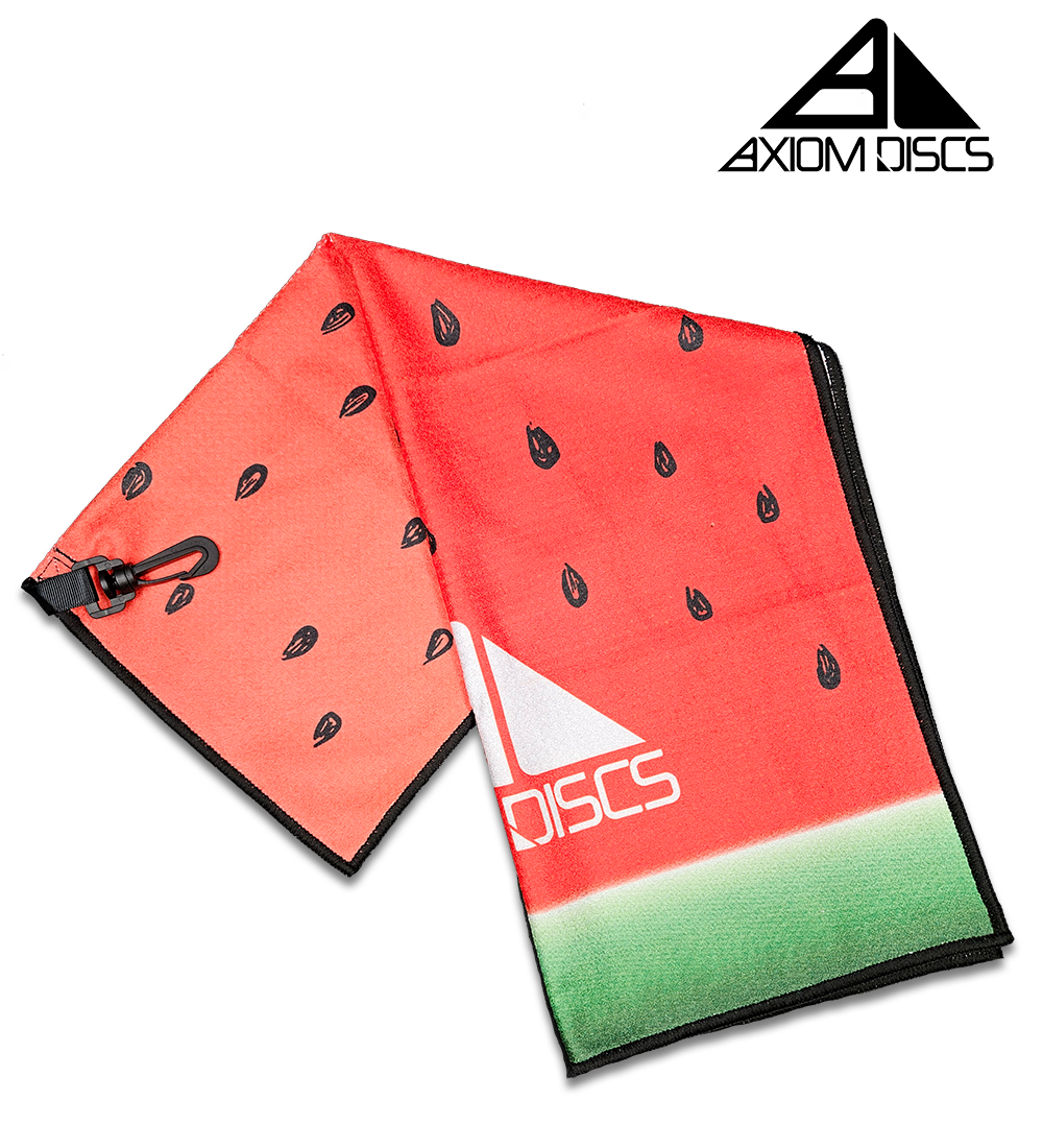 Axiom Sublimated Waffle Towel – Watermelon Edition